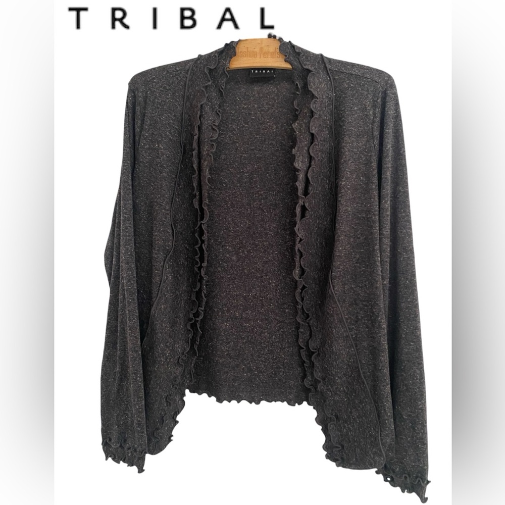 ❤️Tribal Charcoal Gray Cardigan